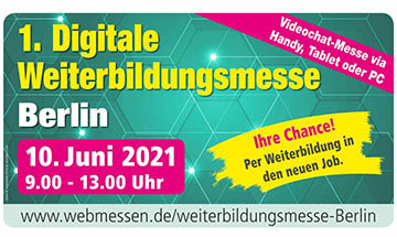 1. Digitale Weiterbildungsmesse Berlin