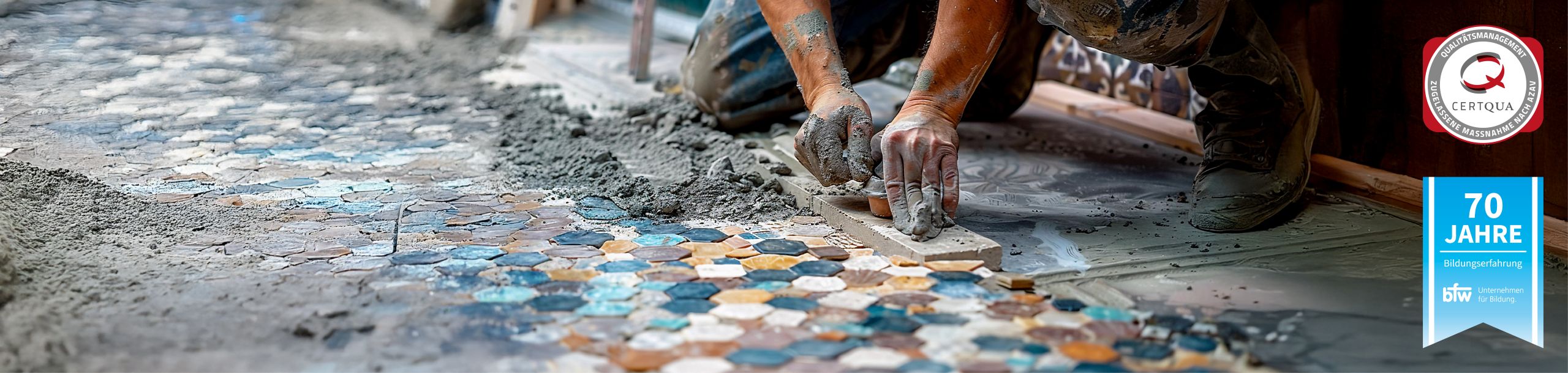 Bild Fliesen,- Platten-, und Mosaikleger:in