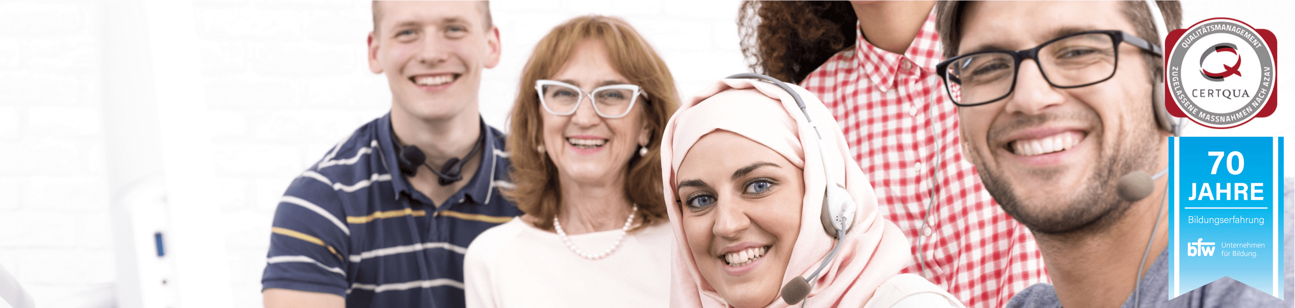 Machen Sie einen Integrationskurs beim bfw.